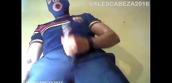  Valescabeza134 Barcelona Condom CUM mocos atrapados en condon Orgasmeado